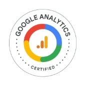 Google Analytics Certified badge.